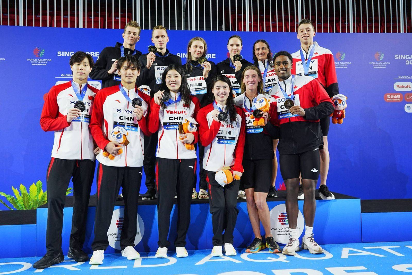 澳大利亚跳水队双人组合夺得银牌